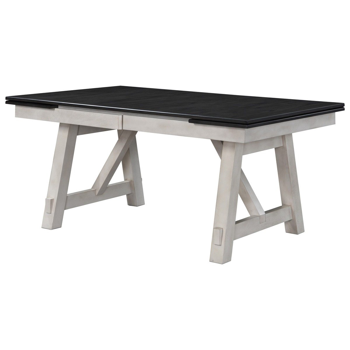 Crown Mark Maribelle Rectangular Dining Table in Chalk/Grey - Ideal Furniture (Fresno,CA) 