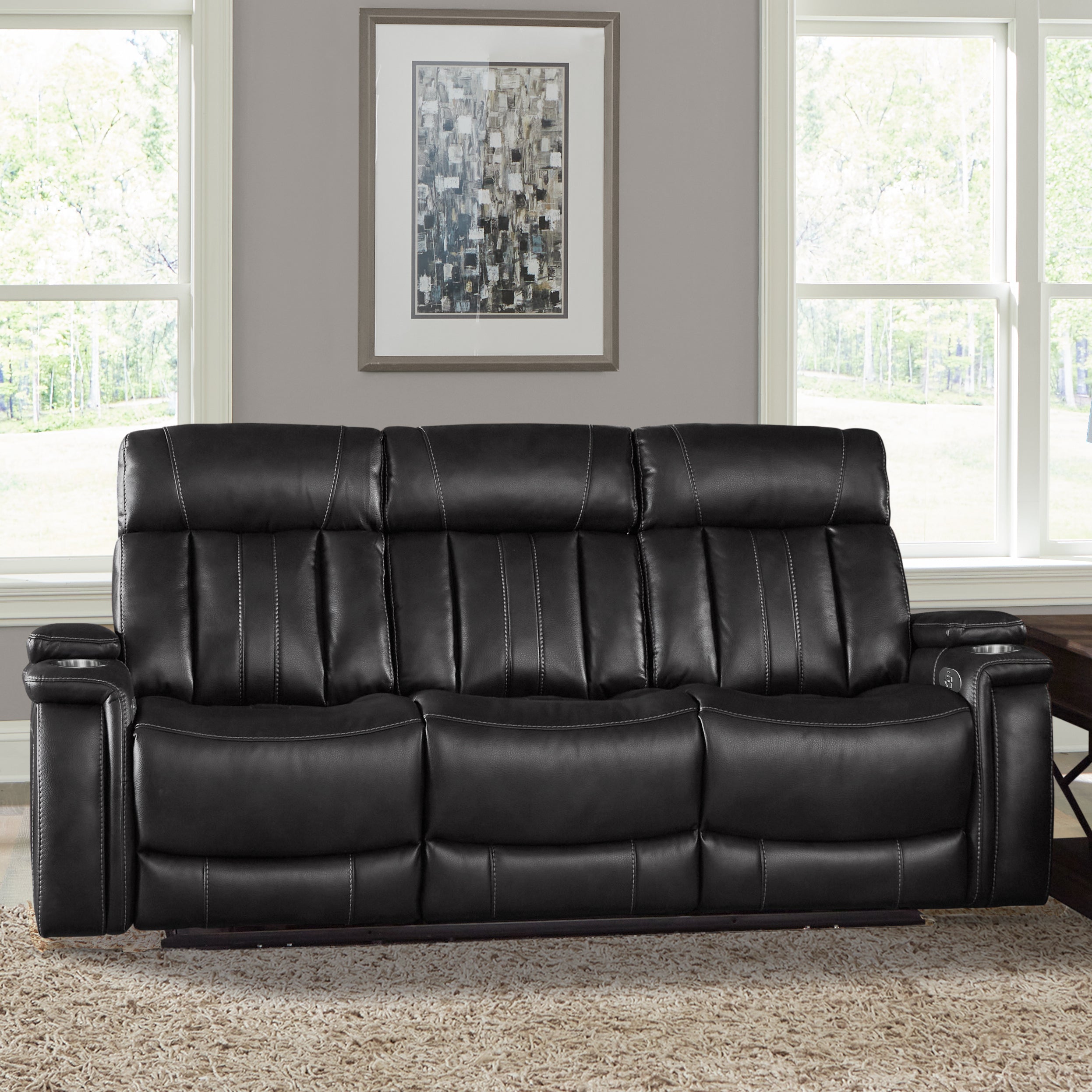 Parker Living Royce - Midnight Power Reclining Sofa and Recliner
