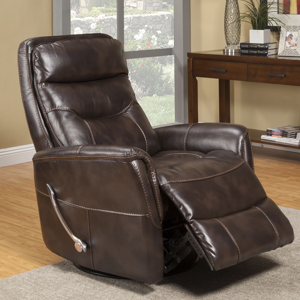 Parker Living Gemini - Truffle Swivel Glider Recliner