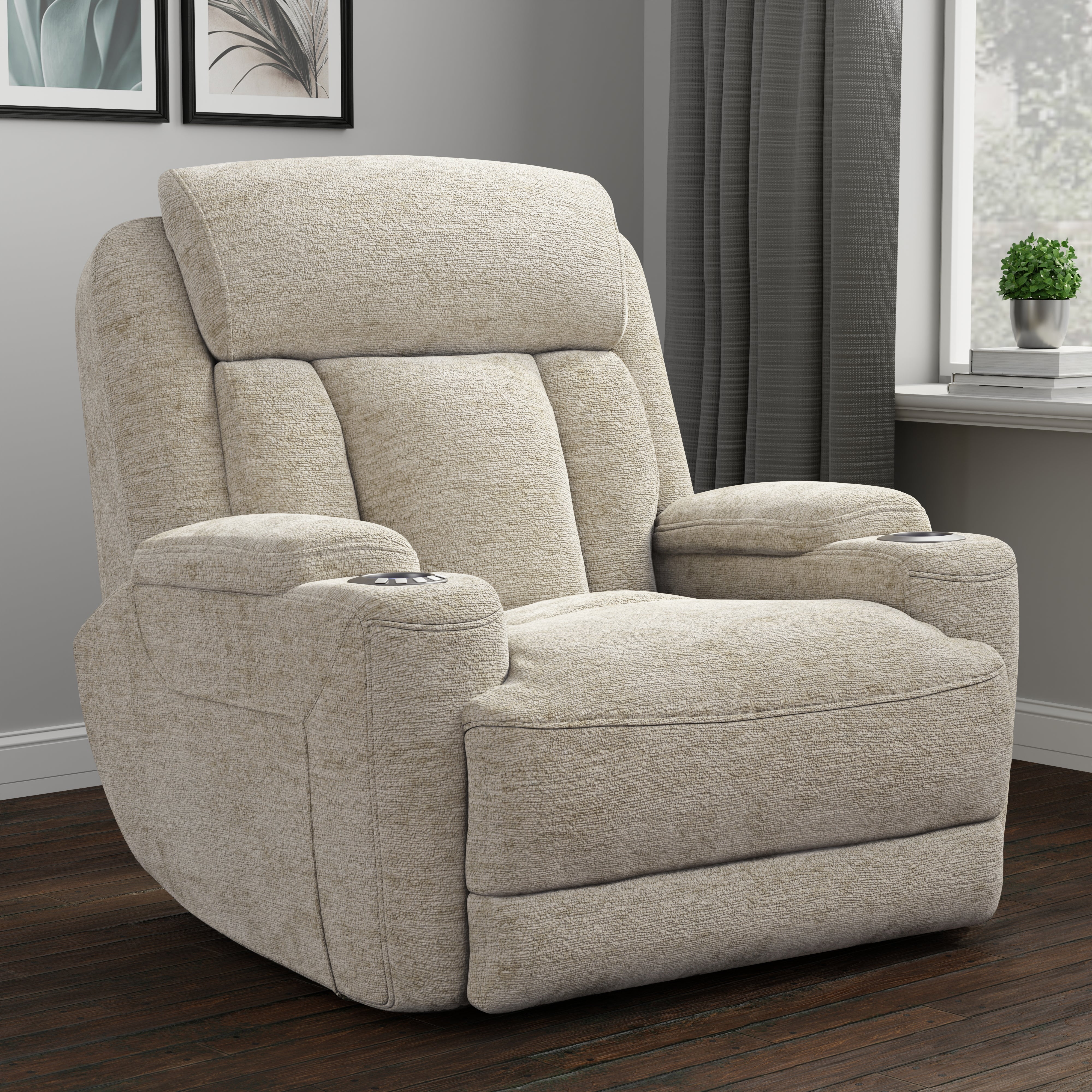 Parker Living Dalton - Lucky Fawn Power Reclining Sofa and Recliner