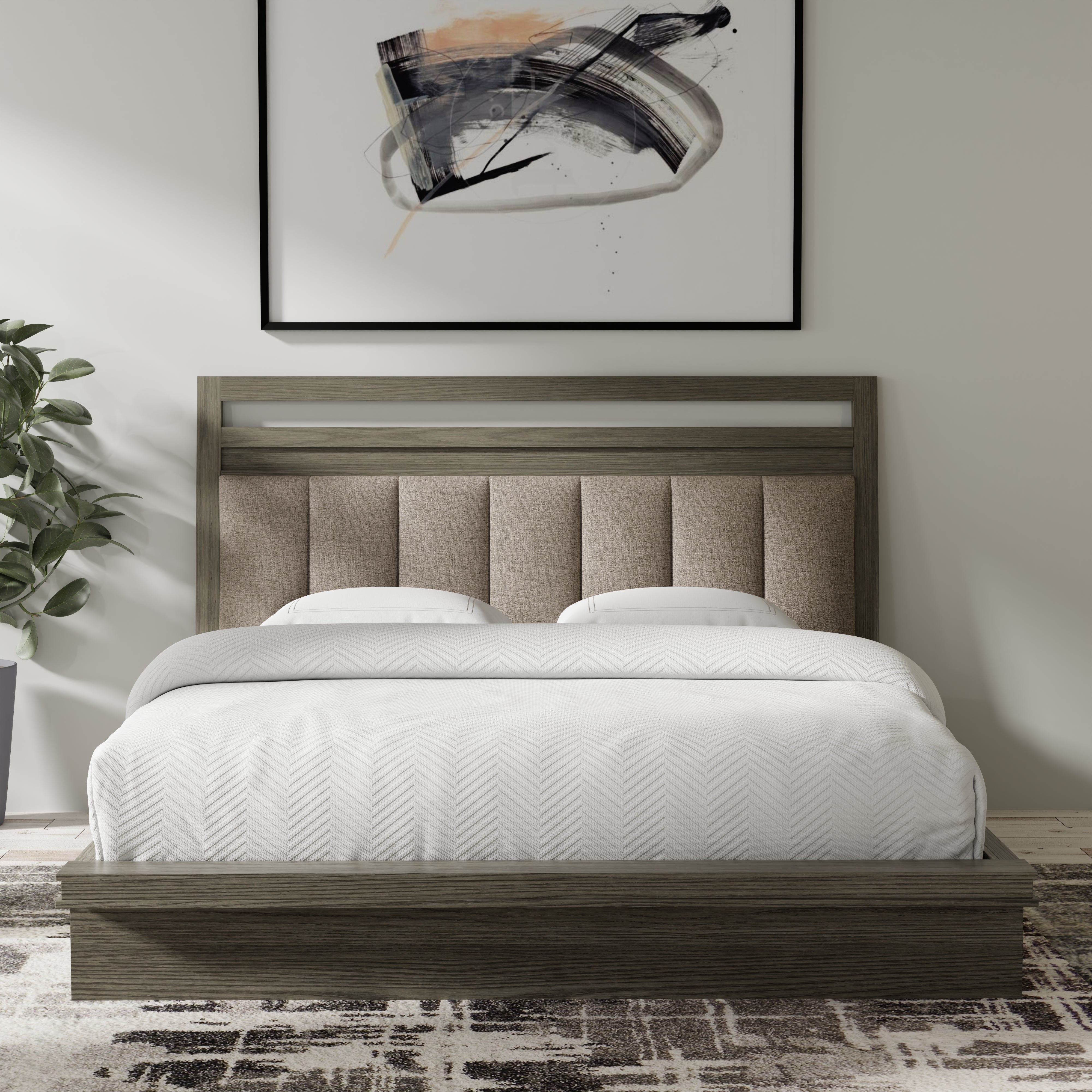 Parker House Pure Modern Bedroom King Platform Bed
