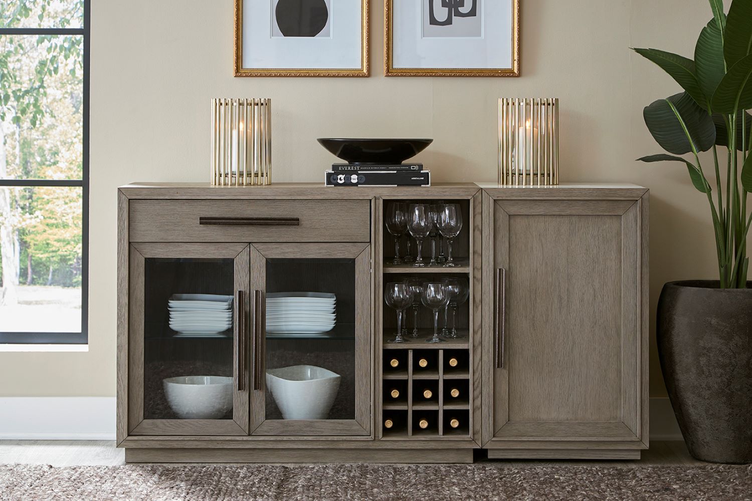 Parker House Pure Modern Dining Bar Cabinet