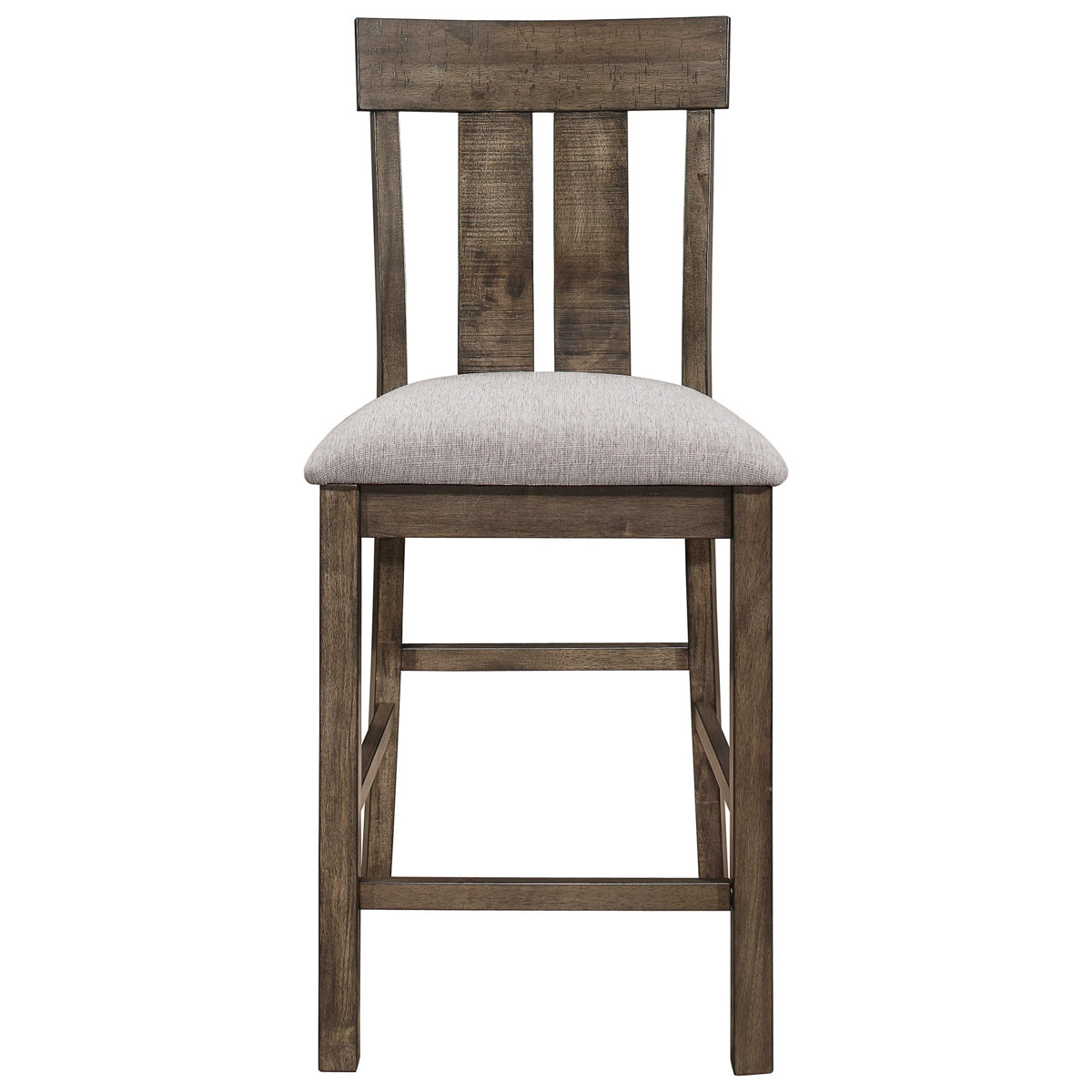 Crown Mark Quincy Counter Height Chair (Set of 2) in Light Brown image