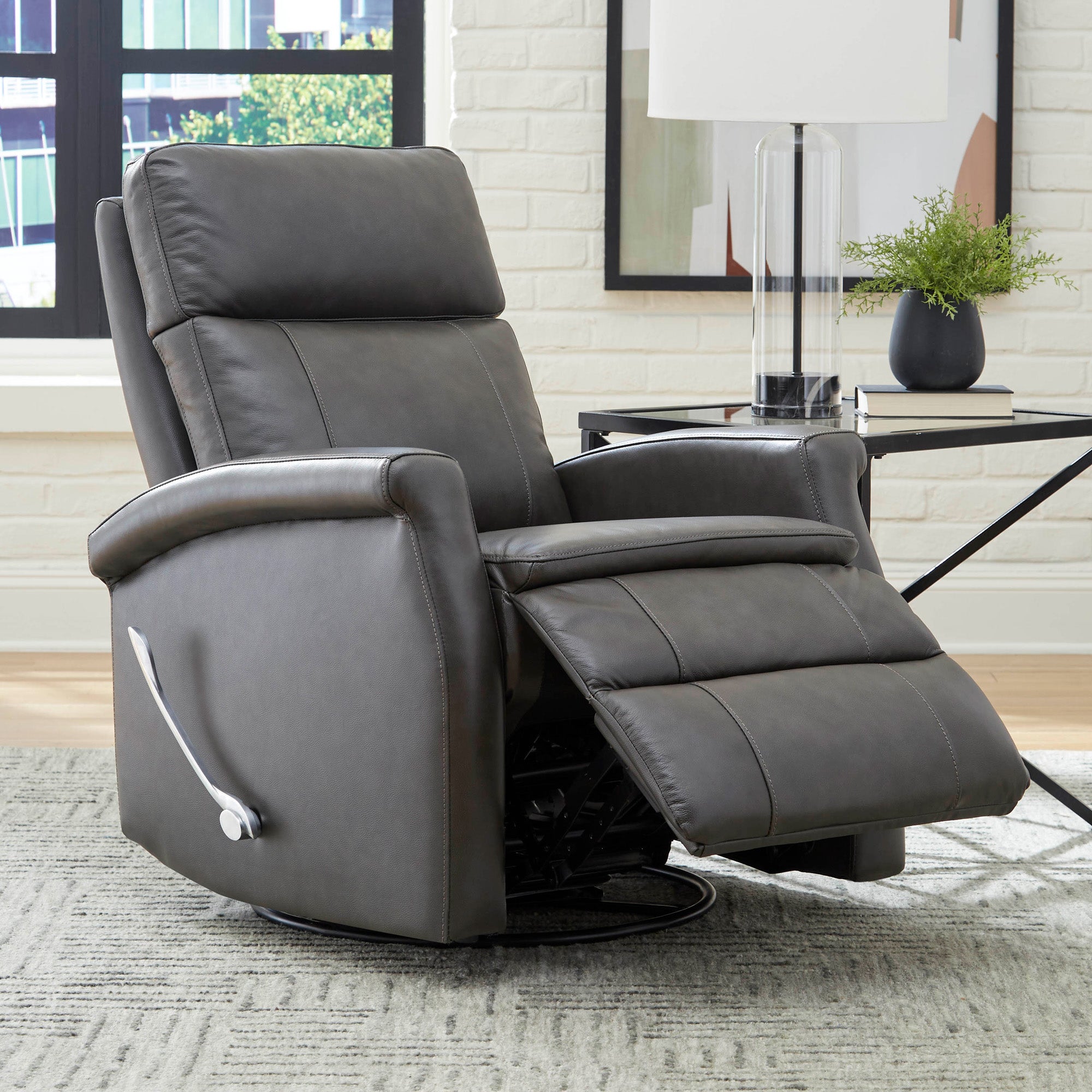 Parker Living Bristol - Raven Swivel Glider Recliner