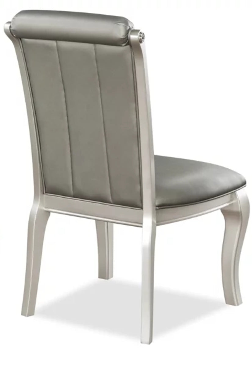 Crown Mark Furniture Caldwell Side Chair in Light Champagne (Set of 2) - Ideal Furniture (Fresno,CA) 