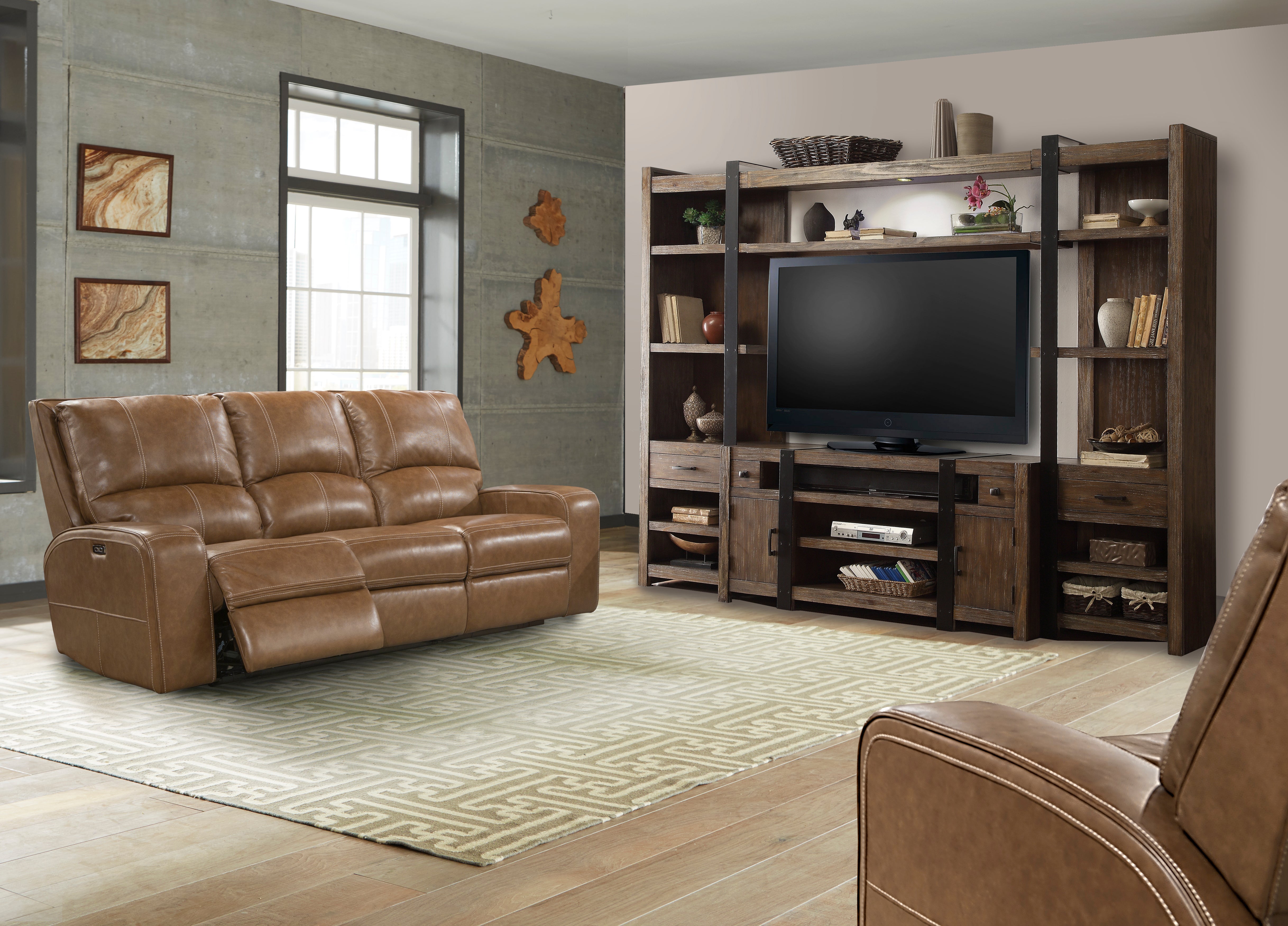 Parker Living Swift - Bourbon Power Reclining Sofa Loveseat and Recliner
