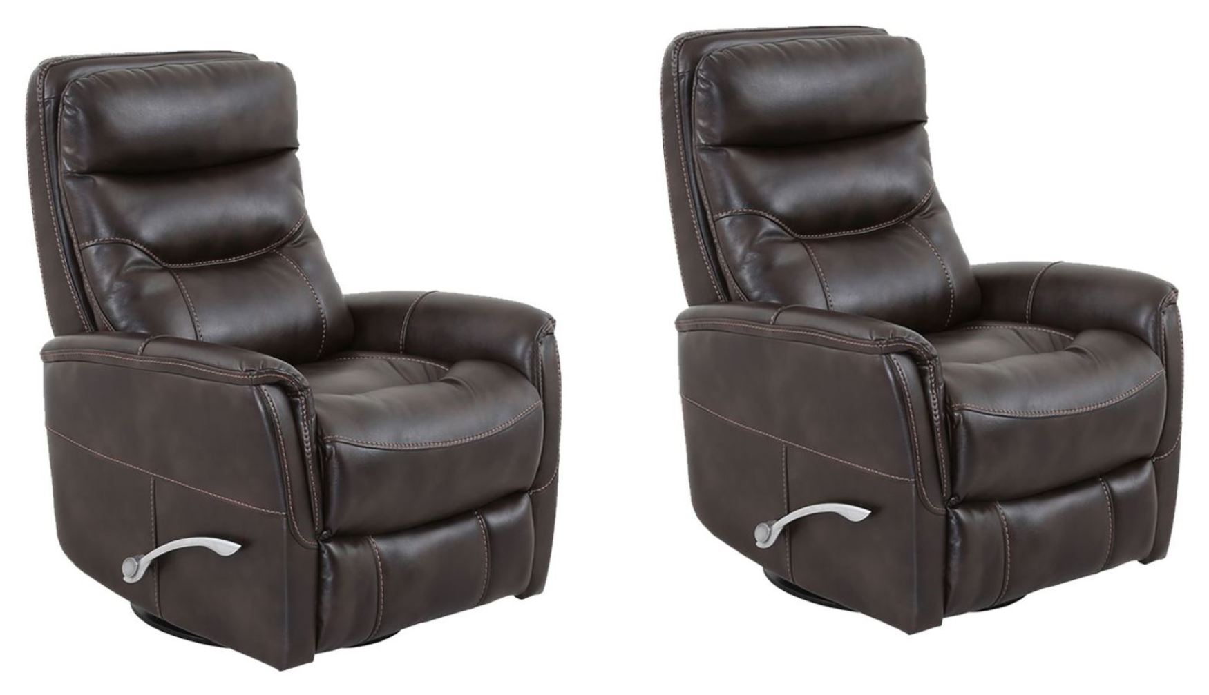 Parker Living Gemini - Truffle Swivel Glider Recliner Two Pack