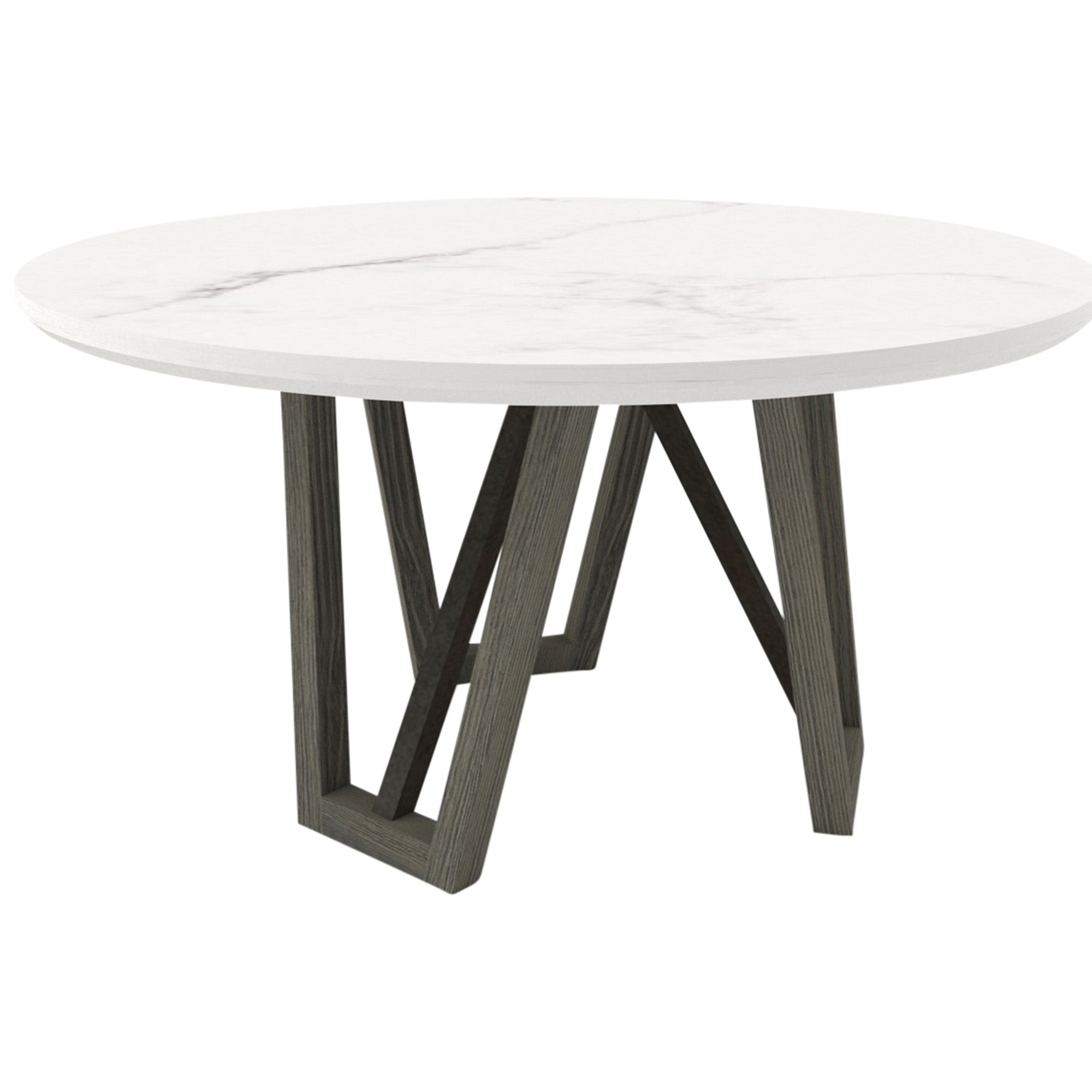 Parker House Pure Modern Dining 54 In. Round Table with Wood Base