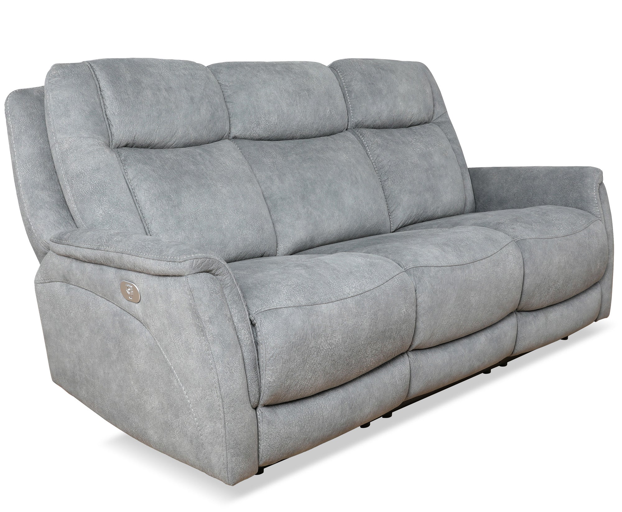 Parker Living Linus - Hudson Grey Power Reclining Sofa Loveseat and Recliner