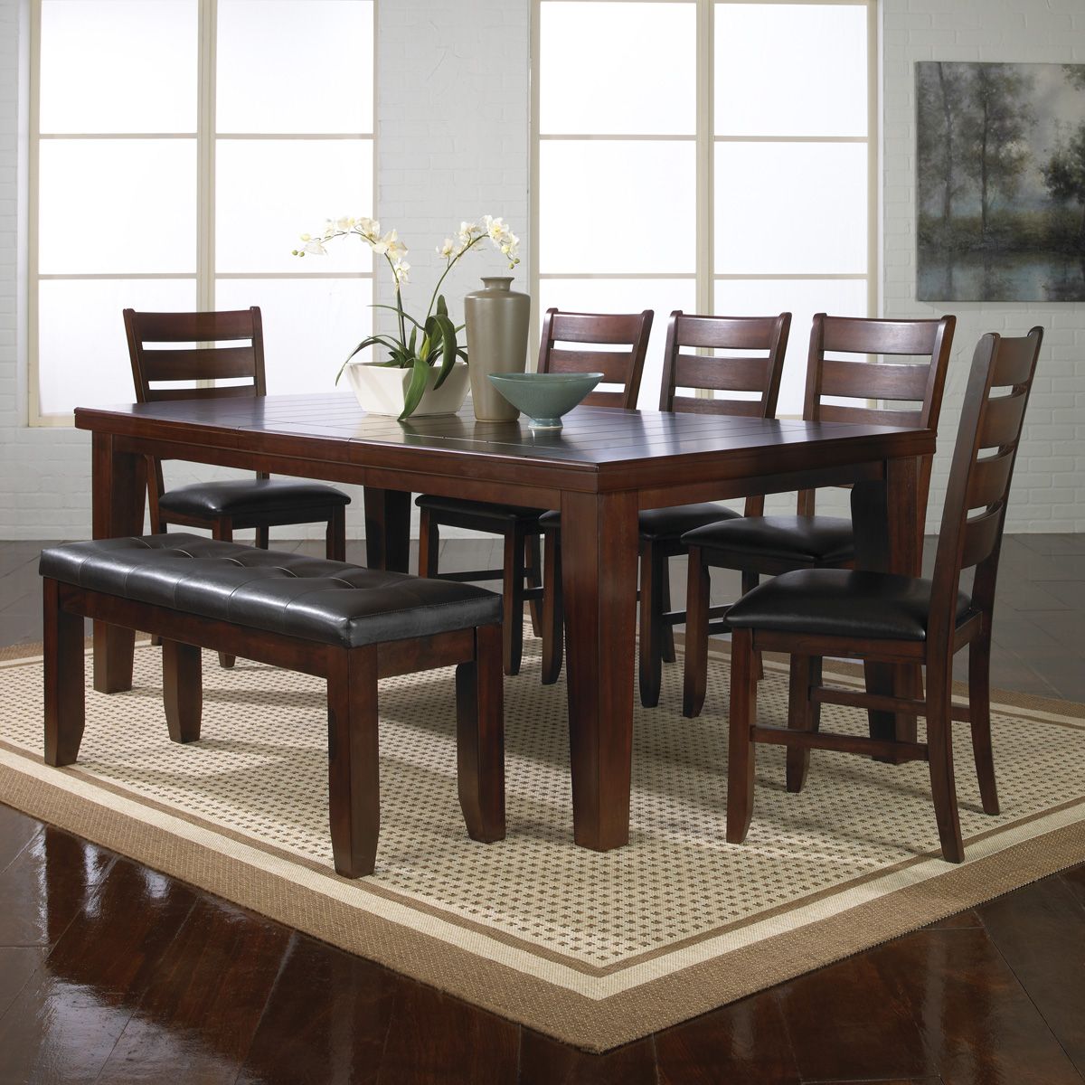 Crown Mark Bardstown Bench in Espresso 2152-BENCH
