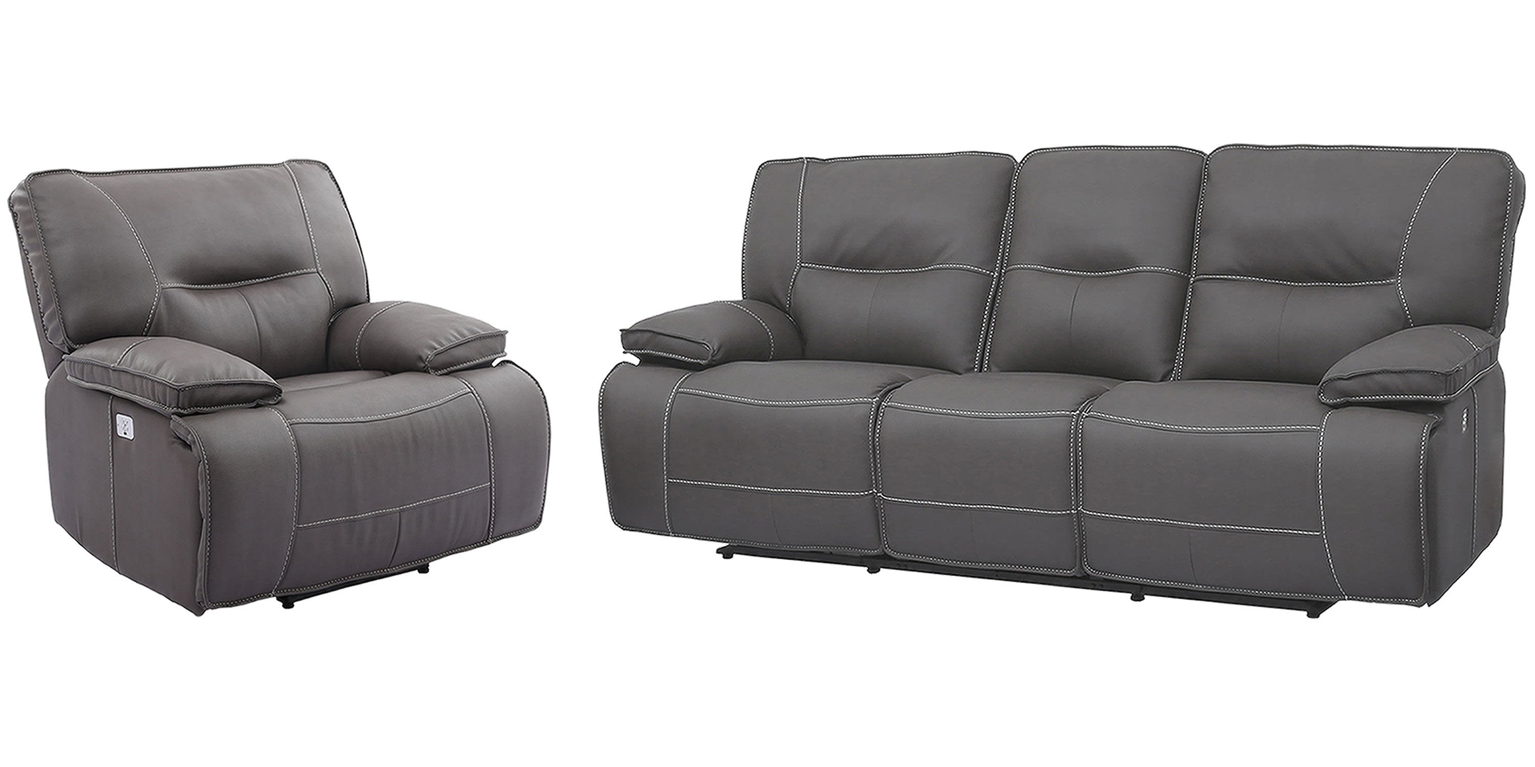 Parker Living Spartacus - Haze Power Reclining Sofa and Recliner