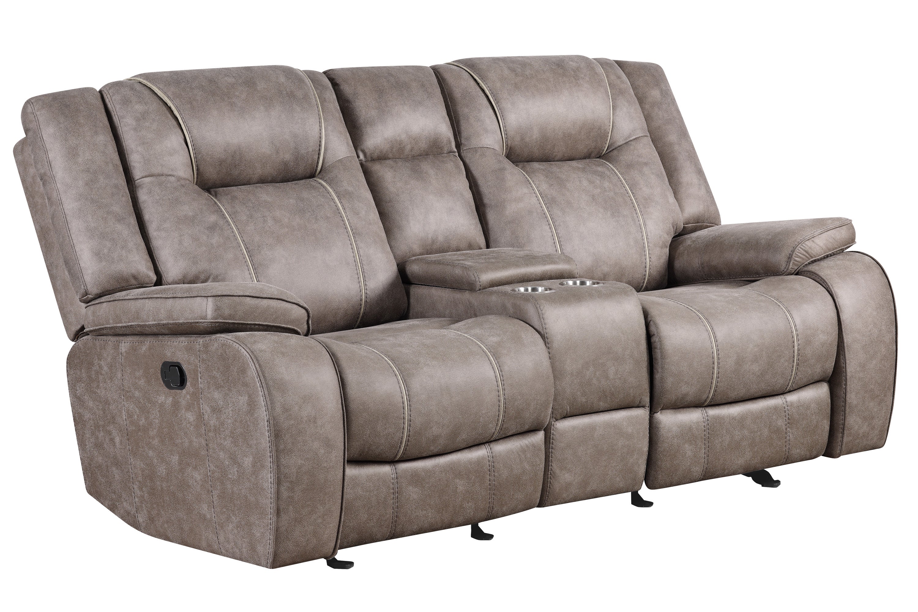 Parker Living Blake - Desert Taupe Reclining Console Loveseat