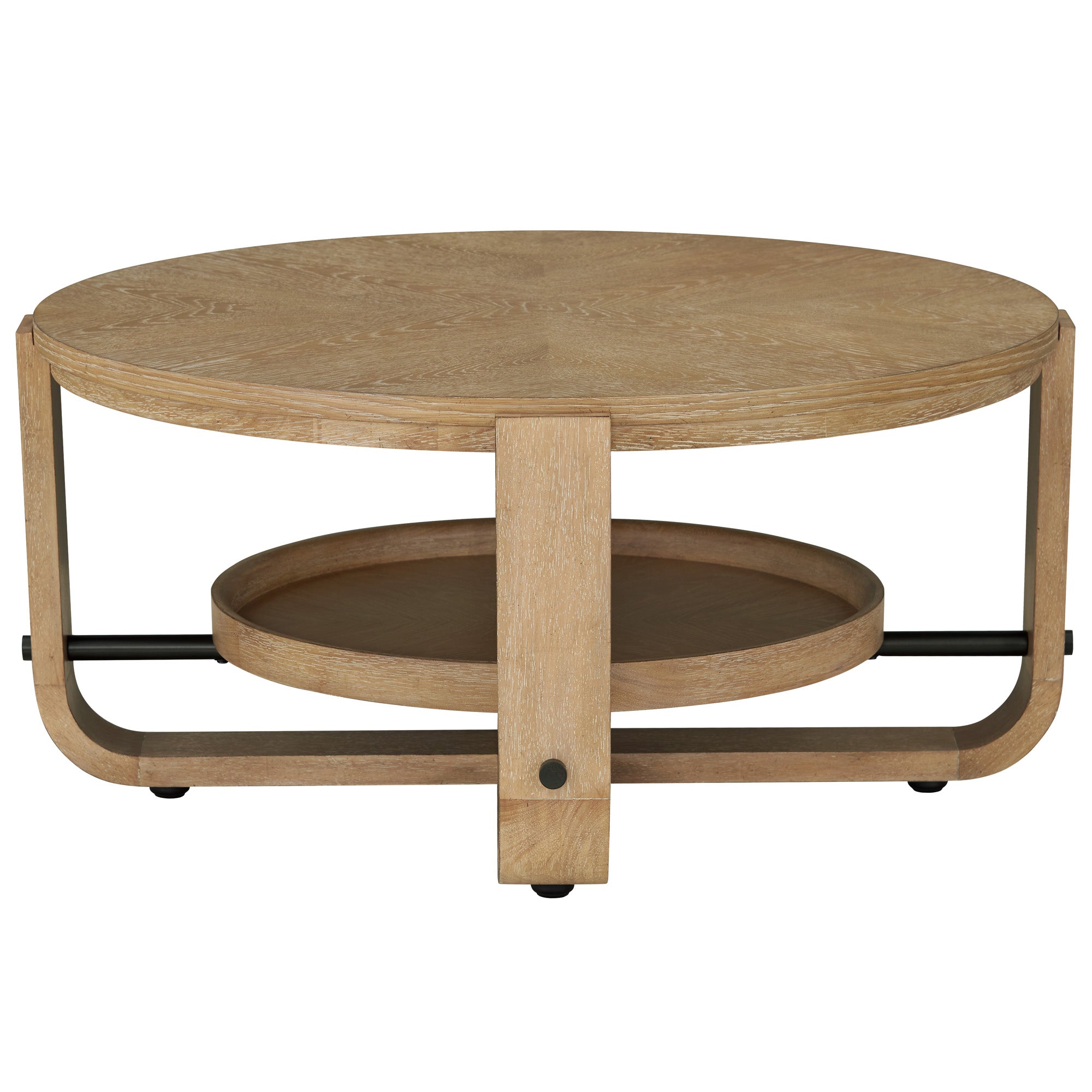 Parker House Escape Cocktail Table Round with Shelf