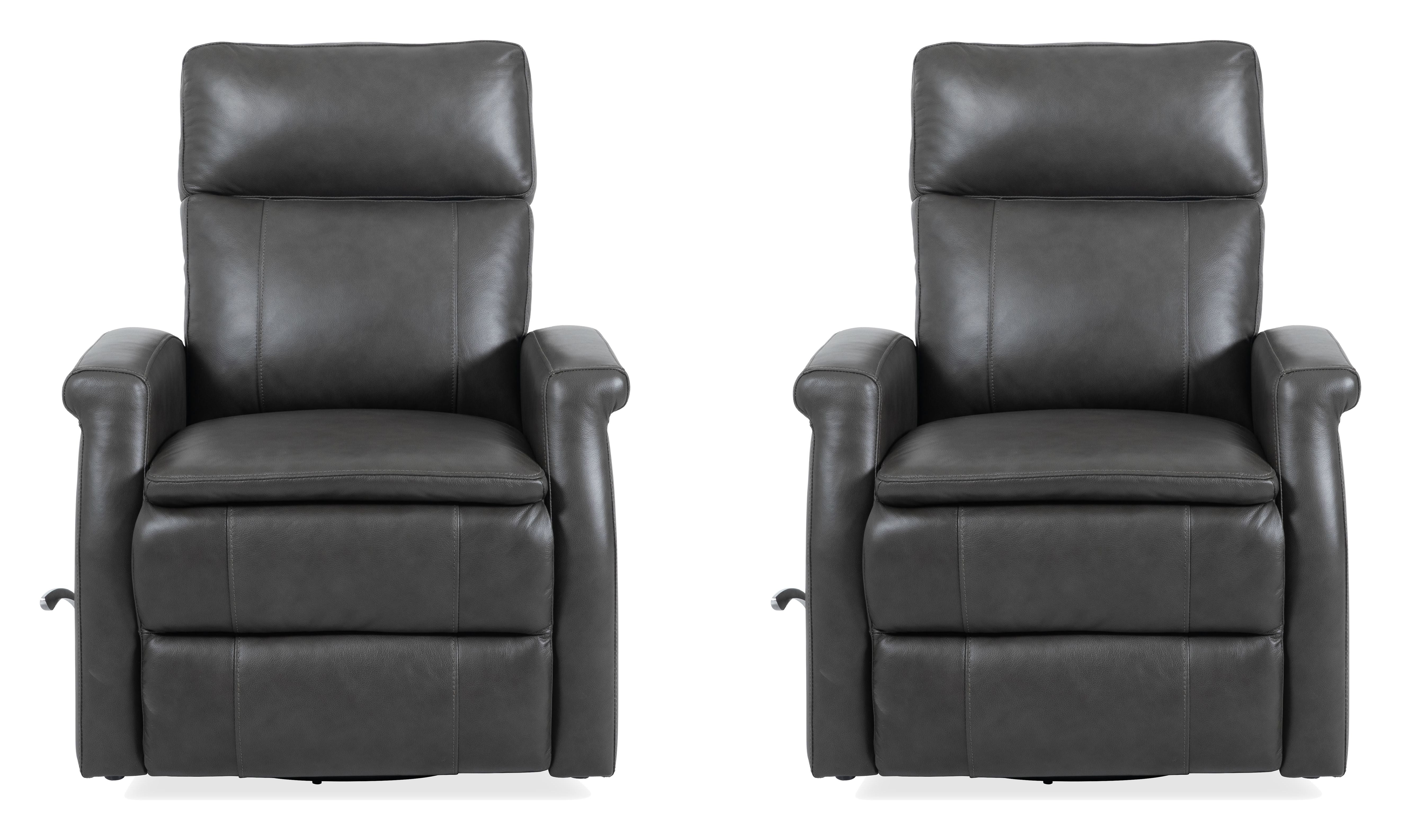 Parker Living Bristol - Raven Swivel Glider Recliner Two Pack