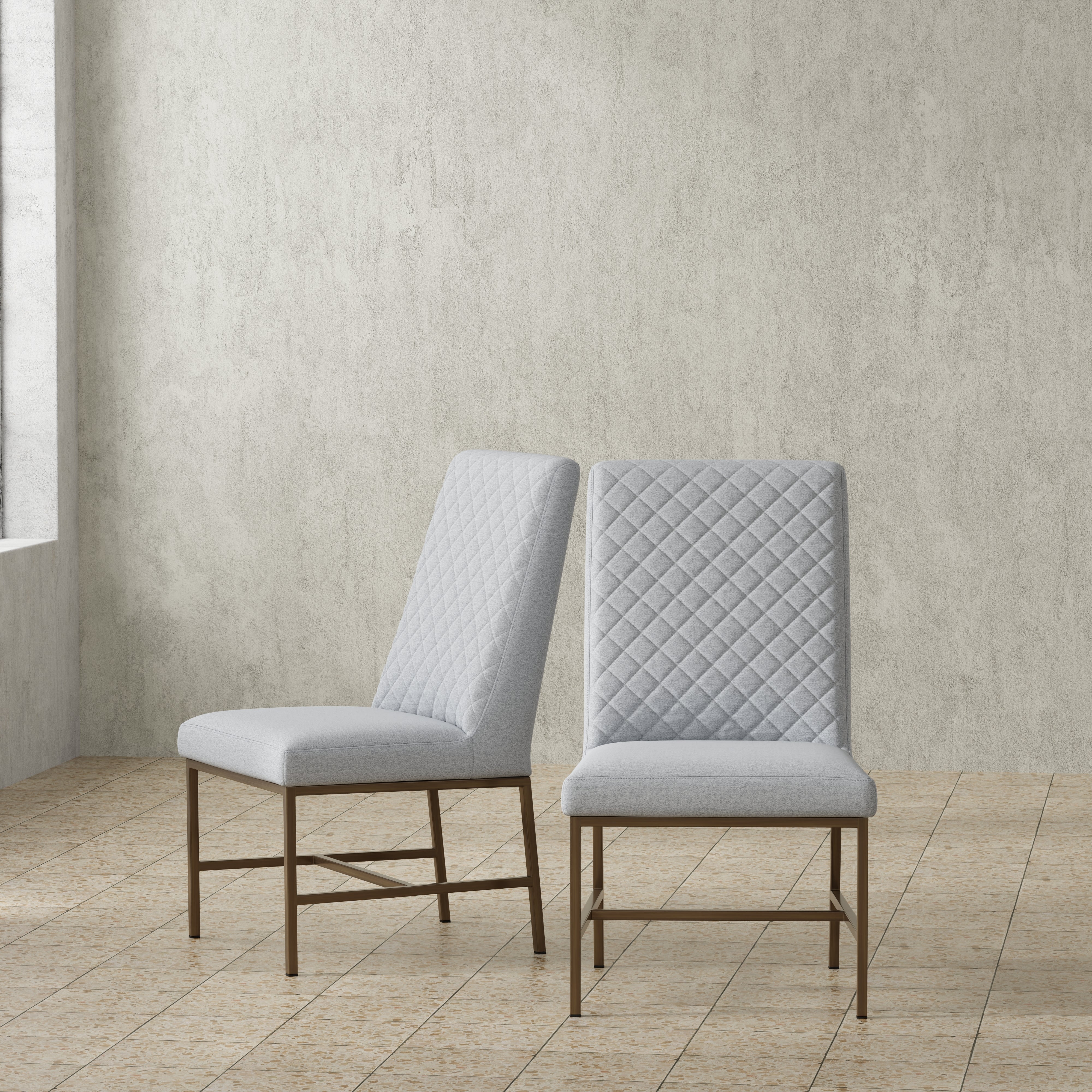 Parker House Diamond - Elise Linen Dining Chair (2/CTN Sold in pairs)