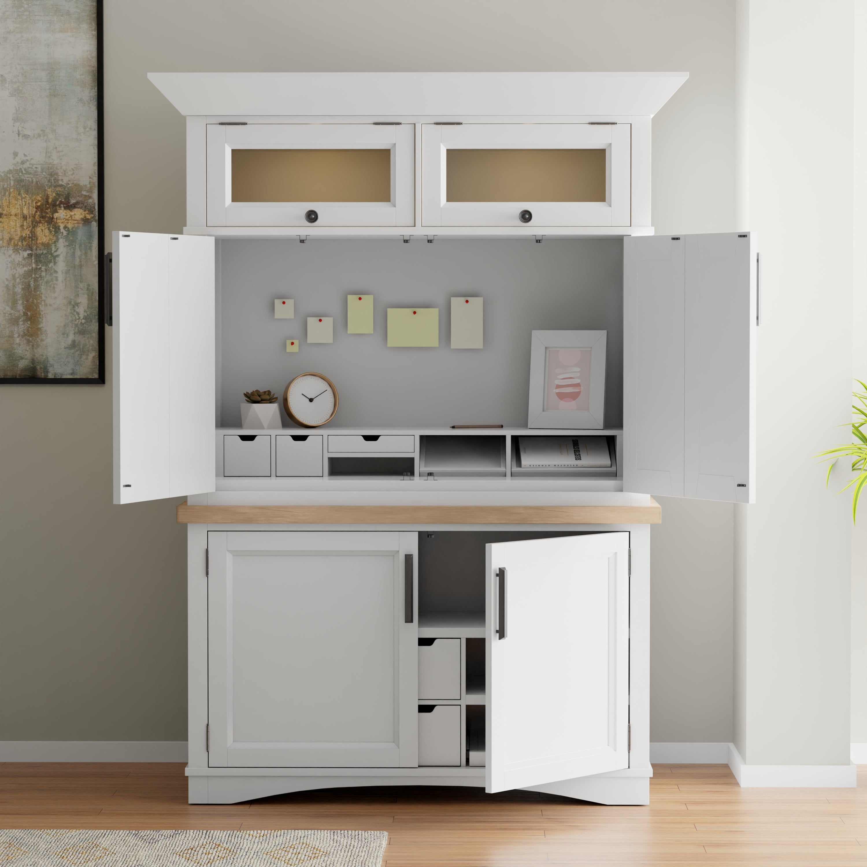 Parker House Americana Modern - Cotton Workstation with LED Light