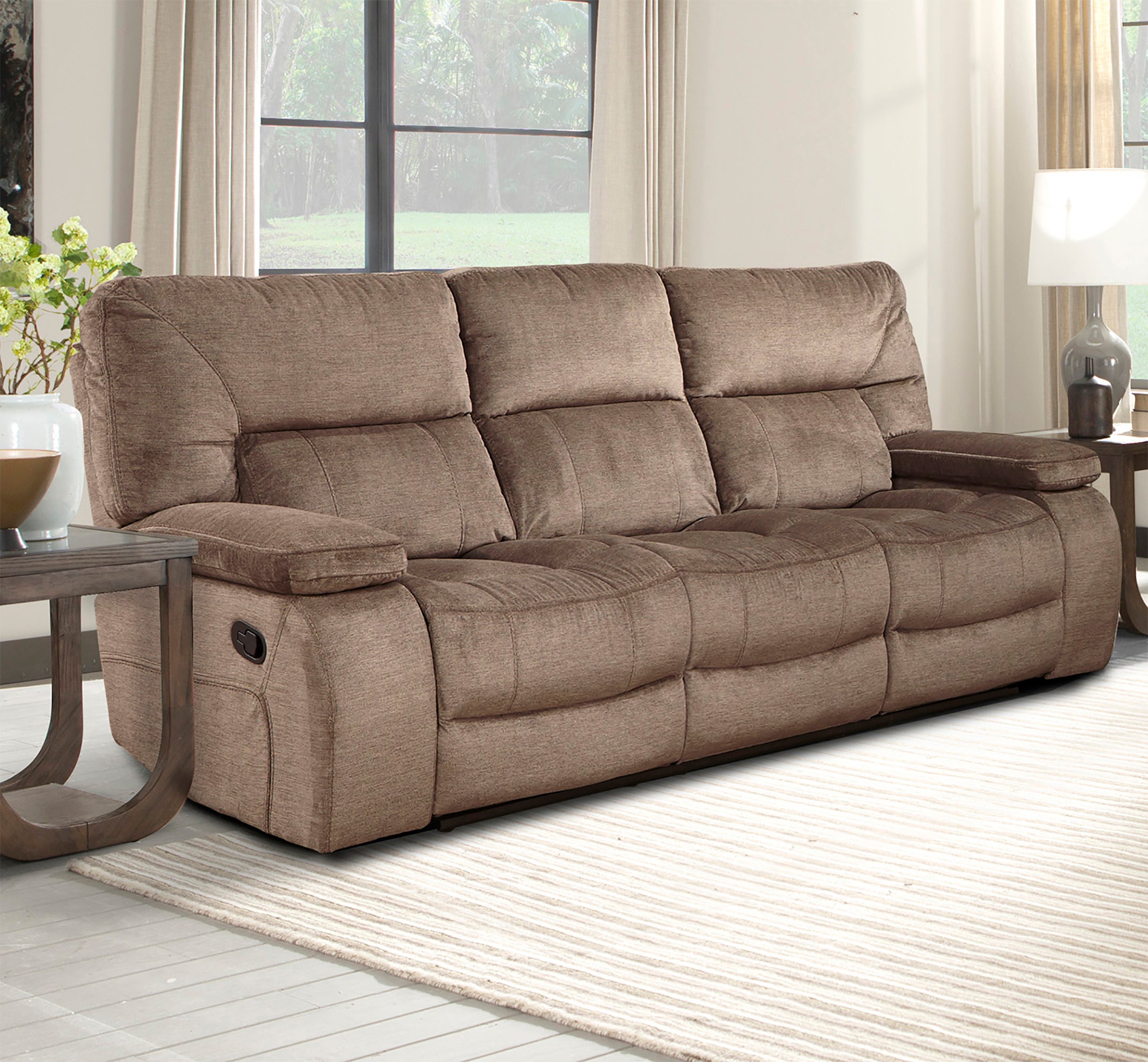 Parker Living Chapman - Kona Manual Reclining Sofa Loveseat and Recliner - MCHA-421-KON